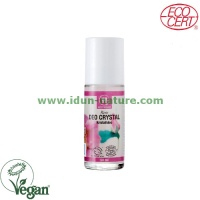 Desodorante Crystal roll-on de Rosa URTEKRAM